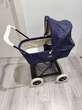 Carrito de juguete azul