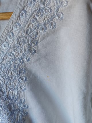 Vestido corto verano blanco ibicenco talla M