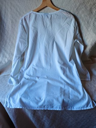 Vestido corto verano blanco ibicenco talla M