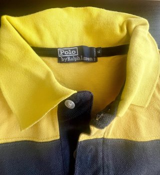 Polo Ralph Lauren Rugby Rayas Azul Amarillo