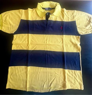Polo Ralph Lauren Rugby Rayas Azul Amarillo