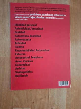 Talentum, 4 Secundaria programa de valores y de...