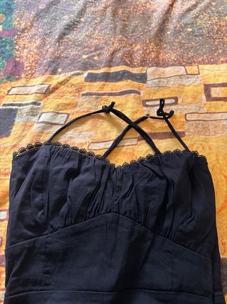 Vestito Zara nero con spalline
