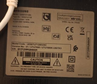 Samsung Smart TV 50” 4K UHD