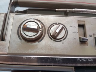 Radio Cassette Sanyo Doble