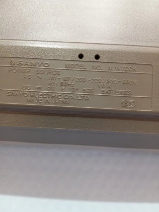 Radio Cassette Sanyo Doble