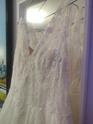 Vestido de Novia Pronovias Blanco com cancan
