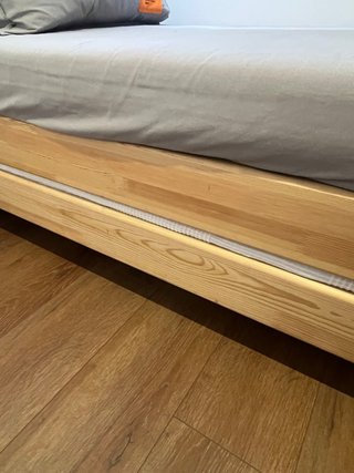 Cama doble IKEA UTÅKER 80/160+colchones. Badalona