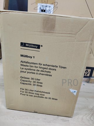 Cubo de basura para puerta