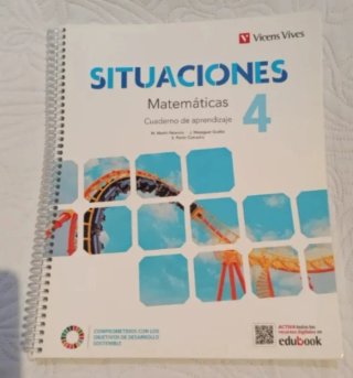 SIN ESTRENAR cuaderno matemáticas 4 ESO