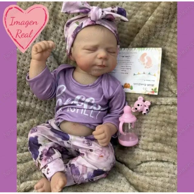 Muñeca Reborn Silicona Bebé