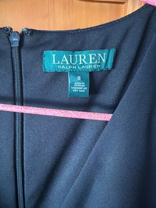 Vestido Lauren Ralph Lauren Negro Talla M