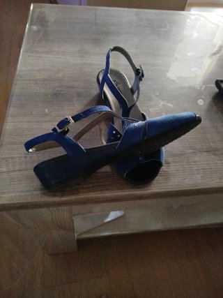 Sandalias Pitillo Talla 38 Azul