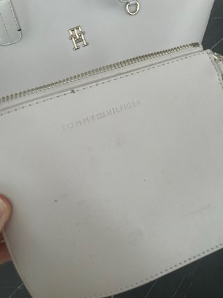 Bolso Tommy Hilfiger Blanco y Beige