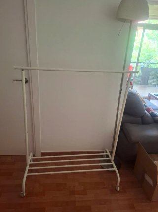 Burra perchero Ikea blanca