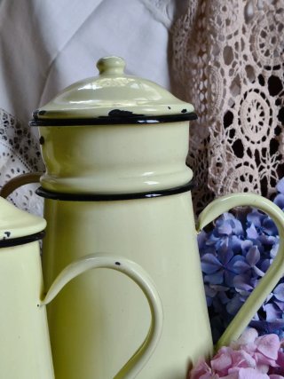 1 Caffettiera Smaltata francese anni 50