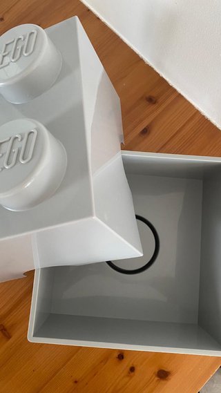 Caja de Almacenamiento LEGO Gris