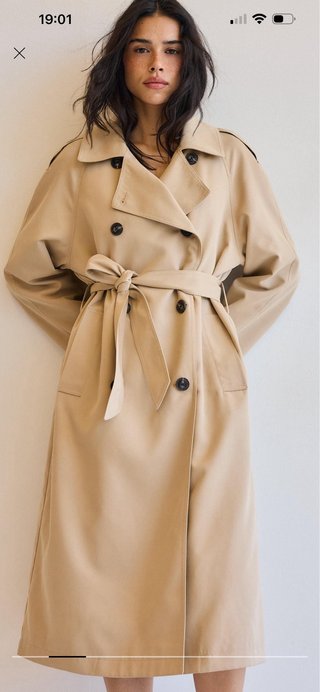 Gabardina Beige Clásica