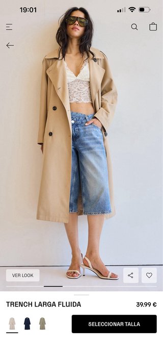 Gabardina Beige Clásica