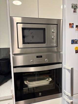 Columna Horno-Microondas Acero Inoxidable