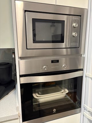Columna Horno-Microondas Acero Inoxidable