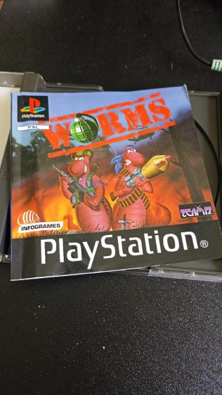 Custodia e libretto Worms PS1