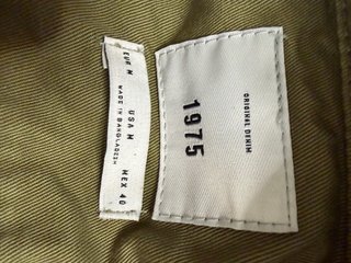 Chaqueta verde militar hombre