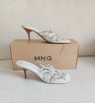 Sandalias Mango Beige