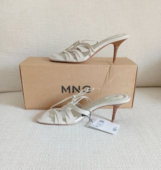 Sandalias Mango Beige