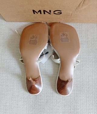 Sandalias Mango Beige