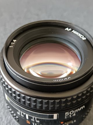 Objetivo Nikon 50mm 1.4 AF impecable