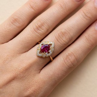 Anillo de oro 18k 750