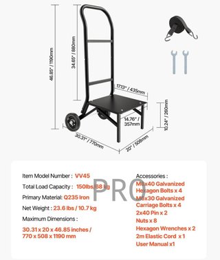 Soporte plegable para silla plegable - Vevor