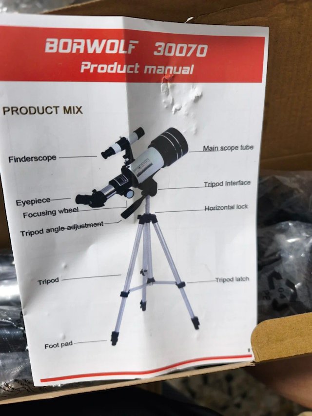 Telescopio Astronómico F30070 HD