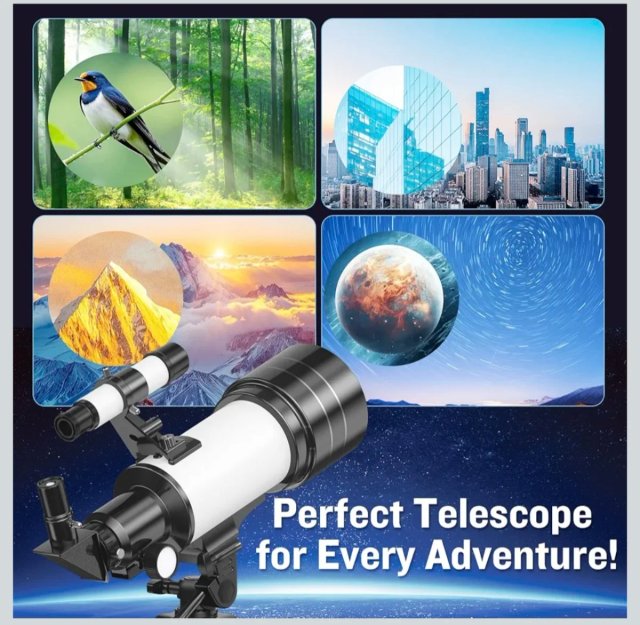 Telescopio Astronómico F30070 HD