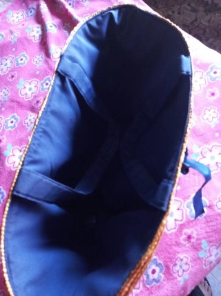 Bolso de rafia para playa o piscina