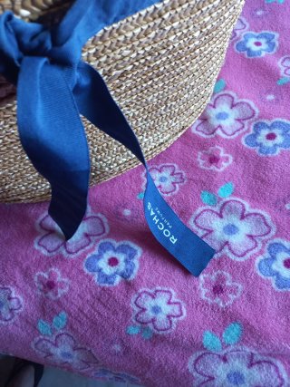 Bolso de rafia para playa o piscina
