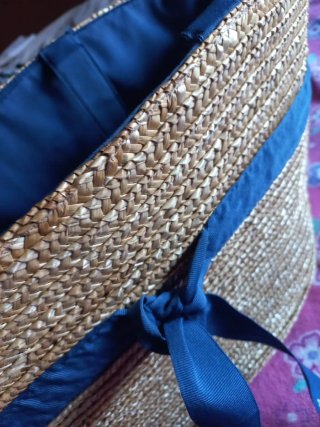 Bolso de rafia para playa o piscina