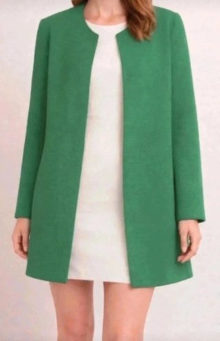 Chaqueta/Blazer verde mujer casual