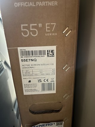 Hisense TV E7 55"
