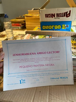 Caja con mas de 150 fascimiles pequeño pantera neg