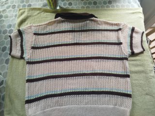 Polo de punto calado