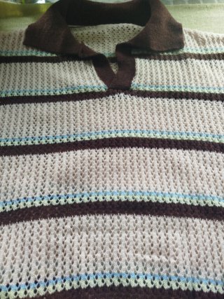 Polo de punto calado