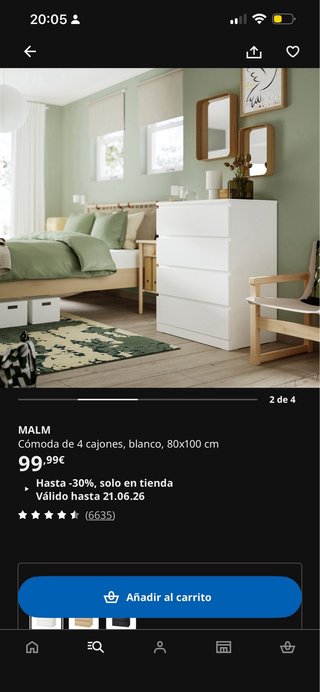 Cajonera blancas en venta por mudanza
