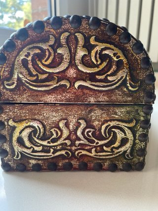 Baúl decorativo estilo antiguo