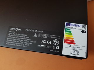 Monitor portatile ARZOPA 15.6 FHD IPS