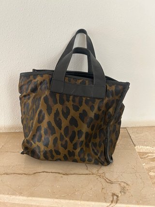 Bolso Furla Leopardo Marrón y Negro