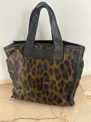 Bolso Furla Leopardo Marrón y Negro