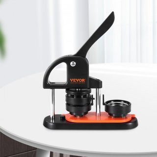 Máquina de Hacer Botones, Fabricante de Pines de 2.28 pulgadas/58mm, Kit de Prensa de Insignias Sin Instalación, Suministros para Hacer Botones DIY para Niños con 500 piezas de Partes de Botón, Co...