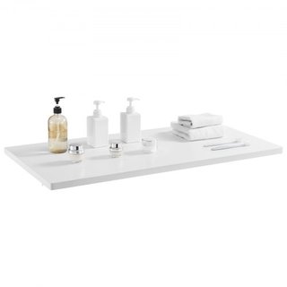 Mesa Plegable Montada en la Pared, Mesa de Montaje en la Pared de 39.4 x 19.7 pulgadas, Escritorio Flotante con Soporte de Hierro, Escritorio Plegable para Espacios Pequeños, Oficina en Casa, Come...